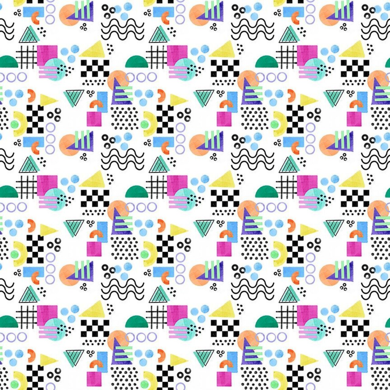 Fabric Dear Stella Memphis 108" Wide Back Mix Tape by the Quarter Yard XSTELLA-DPJ3236